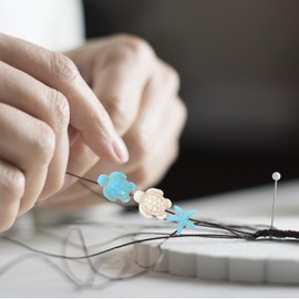 SEWACC Sea Turtle Star Beads, 1 Set Synthetic Turtle Spacer Beads Turquoise Bead Charms Loose Bead Ocean Animal Pendants for DIY Bracelets Necklaces Jewelry Making Supplies