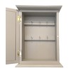 Grey Keyhole Key Cabinet