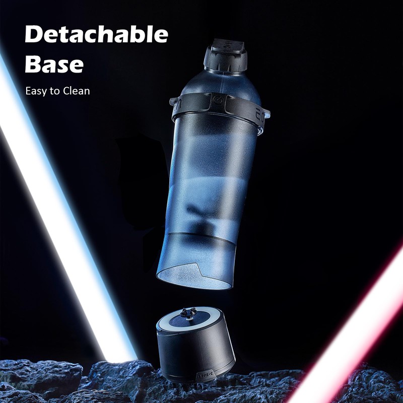 daasigwaa Electric Protein Shaker Bottle, 18.6 oz Blender Bottles For
