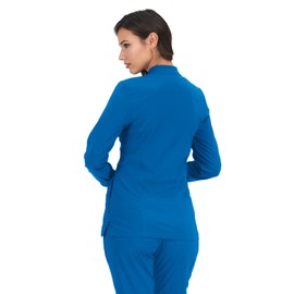 KOI Basics - Chaqueta para mujer ultra cómoda que absorbe la humedad, Royal, L