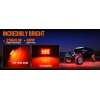 MICTUNING 8Pcs RGB LED Rock Lights Car Underglow Underbody Neon