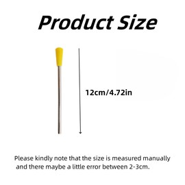 Triangle Iron Sticks, 10 Pack Hand Instrument Striker, Musical Triangle Instrument Hammers, Metal Percussion Sticks Mallet Percussion for Early Education Toy, Music Learning, Practicing Enlightenment