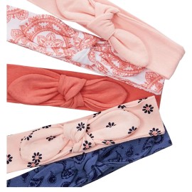 Yoga Sprout Cotton Headbands 5pk, Free Spirit, 0-24 Months, bows