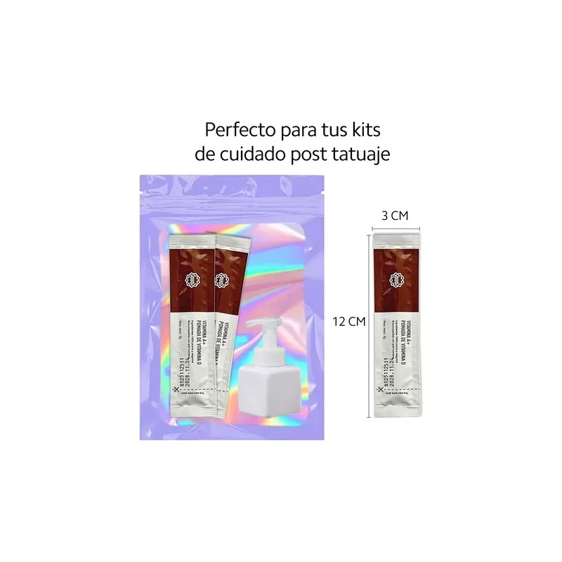 Crema Para Tatuajes Ouo Vitamina A Y D 50 Sobres