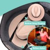 Samplife Hat Box,Hat Storage Box,Stackable Round Brim Hats Organizer Bag