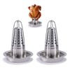 AMOZO Beer Can Chicken Holder for Grill and Smoker -