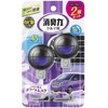 Car Deodorizing Power Clip Type, White Musk Scent, Set of