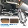 Yeoflagtrade 2.0" Universal Catalytic Converter, 2.0 Inch Inlet/Outle Cat Converter