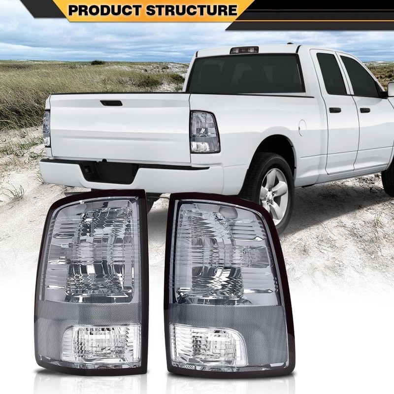 Tail Lights Assembly Rear Lights Compatible with 2009-2018 Dodge Ram
