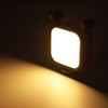 Stereo Microphone Light 10 Levels Brightness Dual Mic Fill Lamp