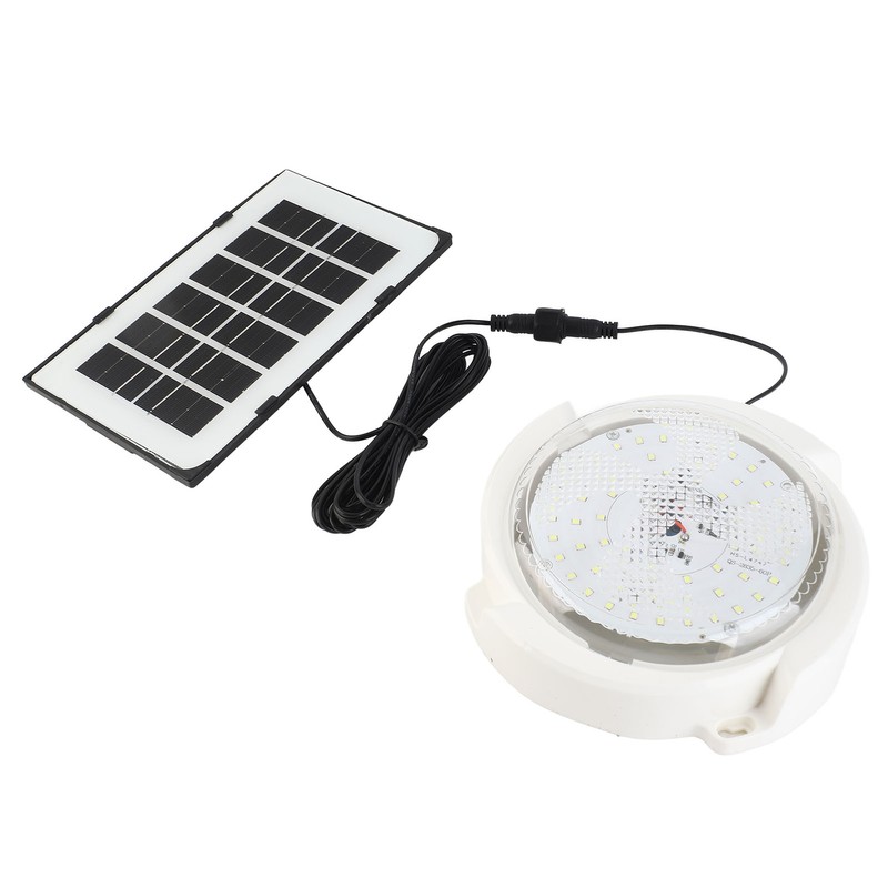 Solar Ceiling Light High Brightness 50LED Timing Solar Shed Lamp