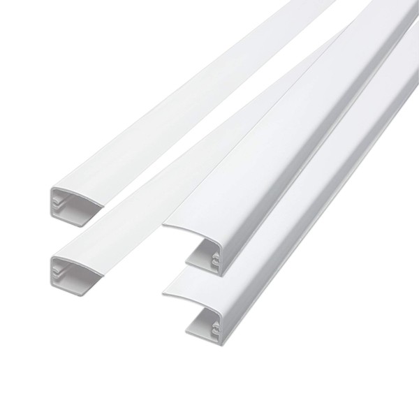 Victoria M. Side Guides for Darkness Blackout Roller Blind and Thermal Blackout Roller Blind, White, 4 x 80 cm