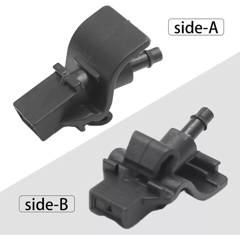 Crozgan 2pcs Front Windshield Washer Jet 1902209 EB3B-17666-AA EB3B17666AA Car