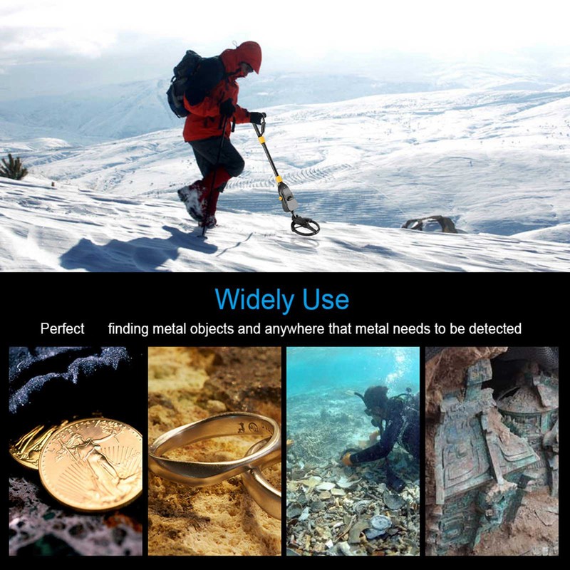 Deep Sensitive Metal Detector Searching Gold Digger Treasure Scanner for
