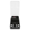 Multi Functional 104 Grids 3 Lights Battery Storage Case Organizer