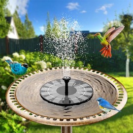 AISITIN Bird Bath Fountain For Garden/Outside, Outdoor Resin Decoration Bird Bath, Garden/Balcony Decor,Bird Drink Area, Vintage Yard Statue - Color: New Style 01