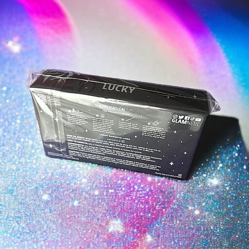GLAMNETIC Lucky Lash & Black Liquid Magnetic Liner Kit New