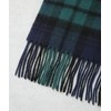 Nano Universe 668-4241202 Men's Soft Cashmere Blend Check Scarf, 060