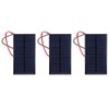 3Pcs Mini Solar Panel DC 6V Polysilicon Solar Epoxy Cell
