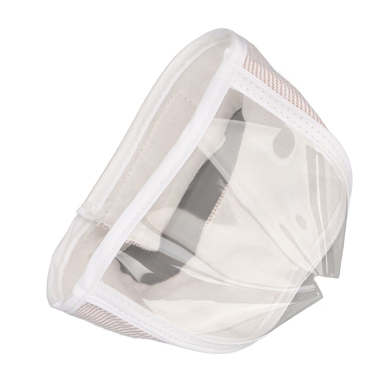 Transparent Cat Muzzle Prevent Licking Biting Barking Breathable Cat Muzzle