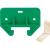 Slide-Co 22495 Drawer Track Guide Kit, 1-1/8 In., Plastic, Green