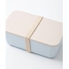 BRUNO RBHK012-BL Yamanaka Lacquer Bi-Color Lunch Box, Blue, No Size