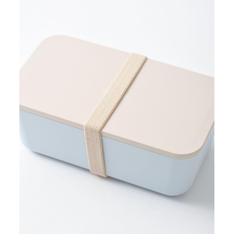BRUNO RBHK012-BL Yamanaka Lacquer Bi-Color Lunch Box, Blue, No Size