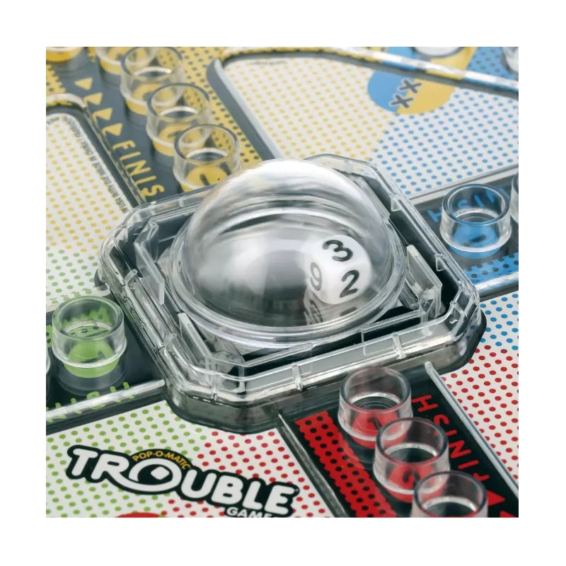 Trouble Pop-O-Matic Trouble Kids Board Game, Family Games for 2-4