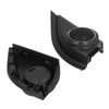 2pcs Car Door Tweeter Speaker Cover Trim Loudspeaker Decor Replacement