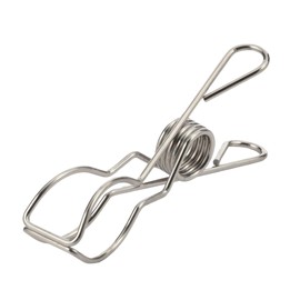 Takeda Corporation STP-4PSAO Washing Pinch, Set of 4, Silver, 0.8 x 1.6 x 3.8 inches (2 x 4 x 9.6 cm), Stainless Steel Rod Pinch, 4P