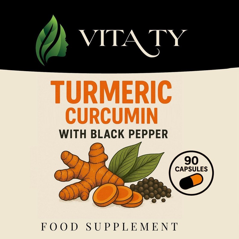 Turmeric Curcumin with Black Pepper Capsules | High Absorption Formula
