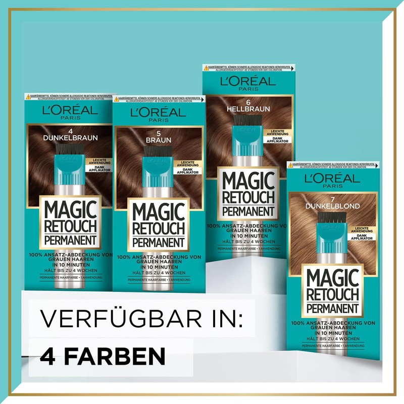 L'Oréal Paris Root Cover for Concealing Grey Hair, Long Lasting