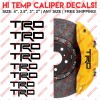 TRD Brake Caliper Decal High Temp Vinyl Sticker Toyota Racing