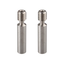 Jopto 2Pcs All-Metal Stainless Steel Nozzle Throat Feeding Tube Without Teflon Tube Compatible with Extruder V6 J-Head Neck Makerbot MK8 RepRap 3D Printer Hotend 1.75mm Filament 1