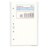 Mini 5 Hole Size Memo Leaf Plain 100 Sheets System