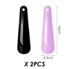 GDFHBD 2 Pieces Mini Plastic Shoe Horns, Portable Shoe Horns,
