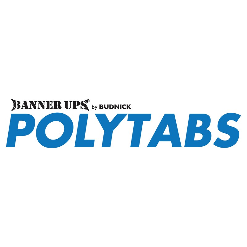 Banner Ups PolyTabs - Crystal Clear BAN062 - Adhesive Grommet