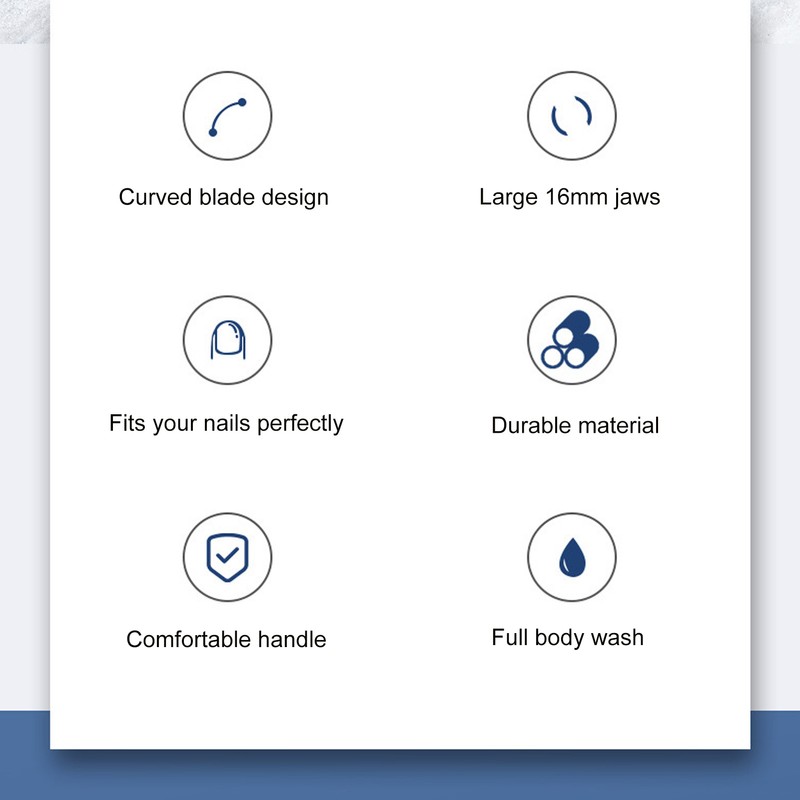 Stainless Steel Nail Clipper Wide Jar Openning Fingernail Toenail Clipper