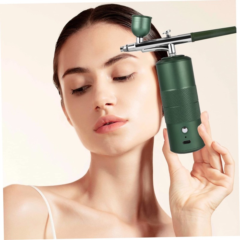 Hohopeti Portable Mini Airbrush Kit Compressor for Makeup Nail Art