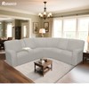 ROFASVCO Reclining Sectional Couch Covers L Shape Waterproof Washable Recliner
