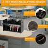 Ozzptuu Cell Phone Storage Classroom Cell Phone Holder Adjustable Wooden