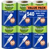 Lint Roller for Pet Hair, Pack of 6 with 540