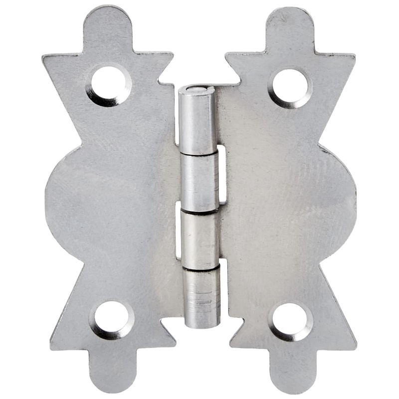 Merriway BH06197 (4 Pcs) Butterfly Hinge Chrome Plated 50mm -