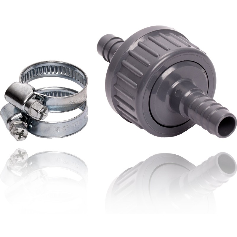 Pangaea Tech Check Valve Kit With Hose Clamps