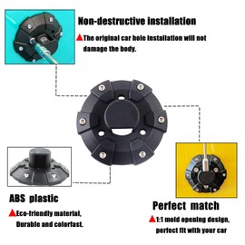 Timilge Base de Antena para Wrangler JL JLU 2018-2022