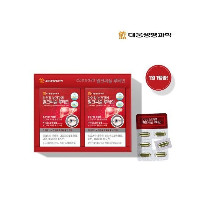 Daewoong Life Science Liver Health Eye Health Milk Thistle Lutein