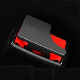 TAORAYO Seat Belt Adjuster Canceller, For Cars, Black, L Type, 2 Pieces, Alarm Sound Cancellation, Auxiliary Belt, Universal Accessories in the Car, Black