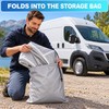 600D Oxford Motorhome Windscreen and Hood Snow Cover for Fiat