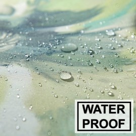 Watercolor Poppy Print Tablecloth 60x102 Inch, White Poppies Table Cloth, Waterproof Poppies Printed Cloth Tablecloth - Summer Flowers Table Cover Party, Picnic, Camping, Kitchen, Dining Room