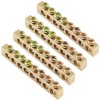 NoBrand 4Pcs Terminal Ground Bar Kit, 8 Terminal Positions Electrical